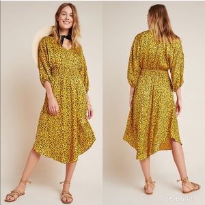 Anthropologie Marigold Midi Dress Small